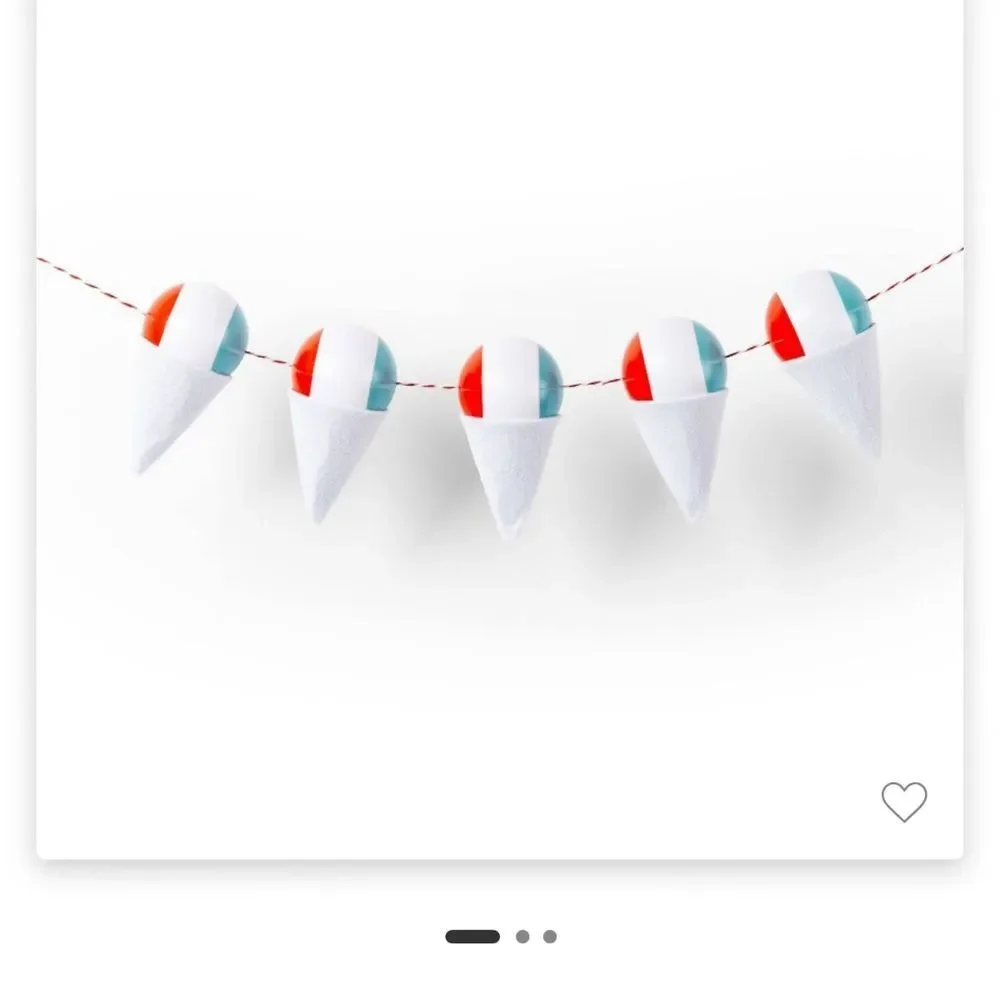 4th of July Pennants and Banners Snowcones - Bullseye's Playground™